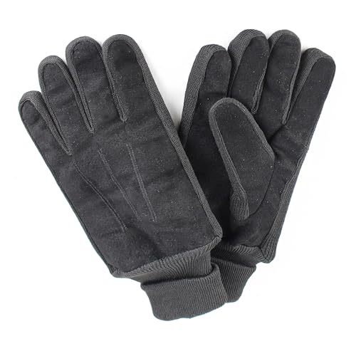 Zerimar Lederhandschuhe | Lederhandschuhe für Herren | Lammfellhandschuhe mit Kaschmirfutter | Warme Lederhandschuhe | Farbe Schwarz | Größe 9 von Zerimar