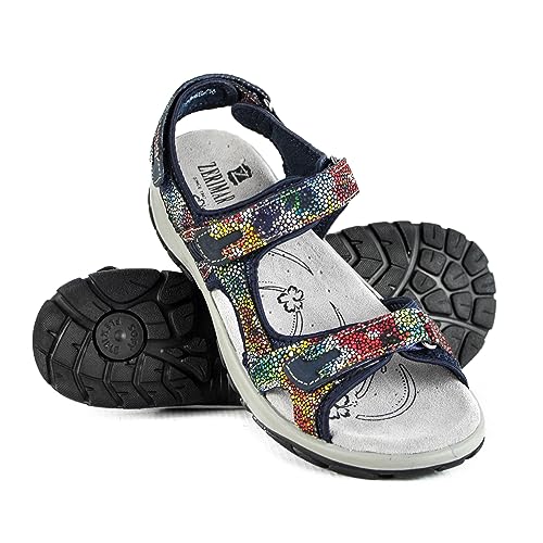 Zerimar Sandalen Damen Sommer - Damen Sportsandalen Hochwertigen und Bequemen Wandersandalen - Handgefertigte Damen Sandalen - Verstellbare Riemen und Klettverschluss für Perfekten Sitz Multi Größe 37 von Zerimar