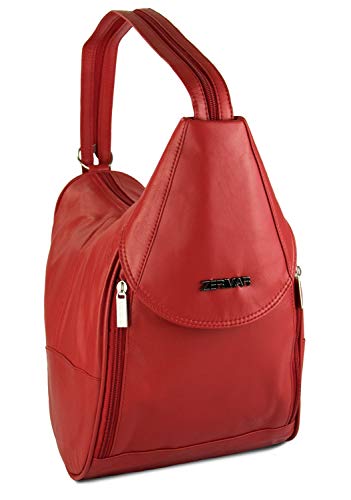 Zerimar Tasche die Zum Leder | Rucksack Wird | Rucksack Handtasche | Leder Handtasche | Leder Daypack Damen Elegant | Rucksack Damen | Casula Handtaschen Damen von Zerimar