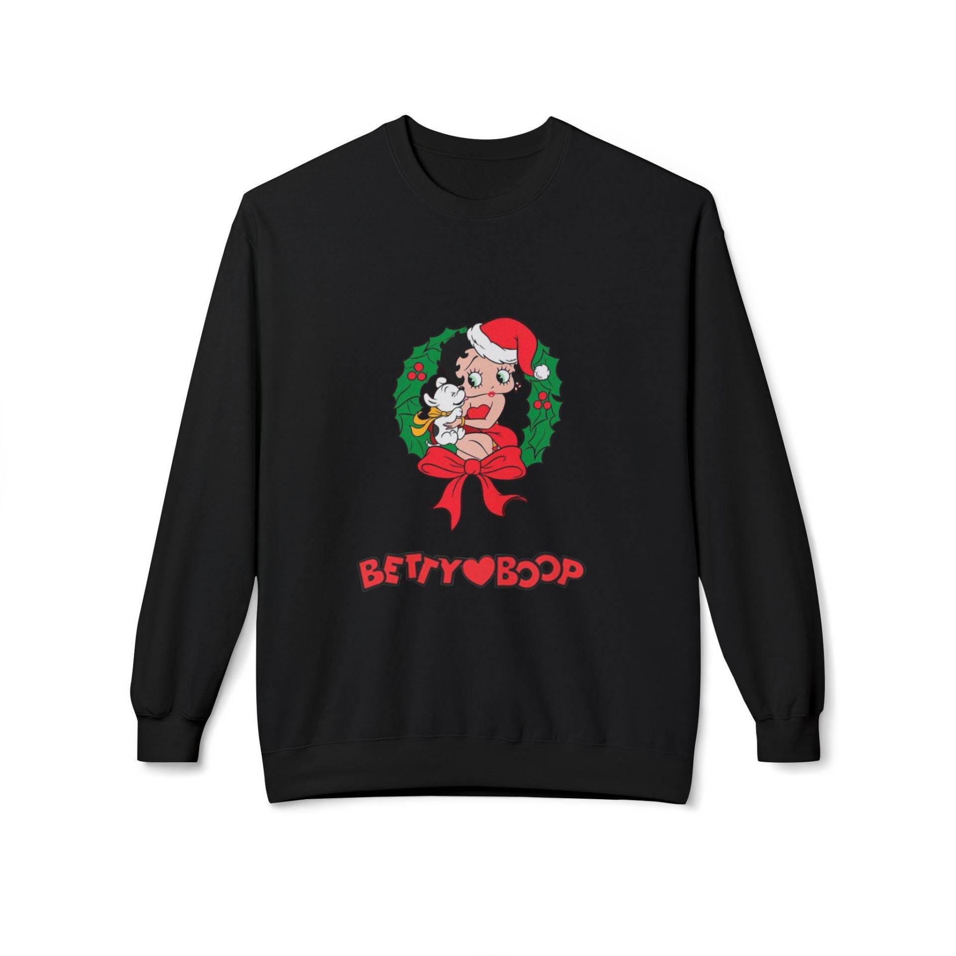 Betty Boop Christmas Crewneck Sweatshirt, Cozy Holiday Gift, Cute Cartoon Apparel, Winter Fashion, Fun Sweatshirt Betty Boop Christmas Crewneck Sweatshirt, Cozy Holiday Gift, Cute Cartoon Apparel, Winter Fashion, Fun Sweatshirt von Zeriq