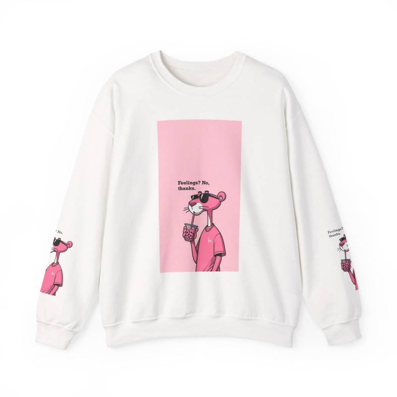 Pink Panther Crewneck Sweatshirt - Cozy Unisex Pullover With Fun Design, Gift For Her, Lounge Wear, Movie Night, Casual Style Pink Panther Crewneck Sweatshirt - Cozy Unisex Pullover With Fun Design, Gift For Her, Lounge Wear, Movie Night, Casual Style von Zeriq