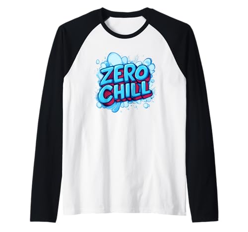 Awesome Zero Chill Statement Emblem für Jungen und Mädchen Raglan Awesome Zero Chill Statement Emblem für Jungen und Mädchen Raglan von Zero Chill Outfit