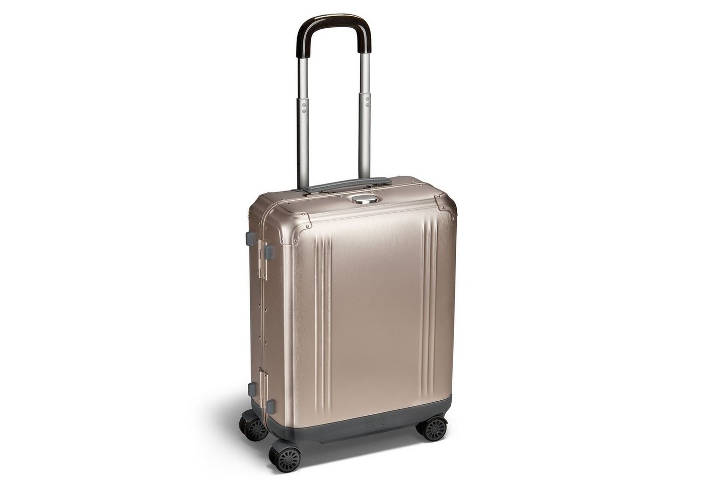 Zero Halliburton Handgepäck-Trolley Pursuit Aluminium, 4 Rollen, Aluminium von Zero Halliburton