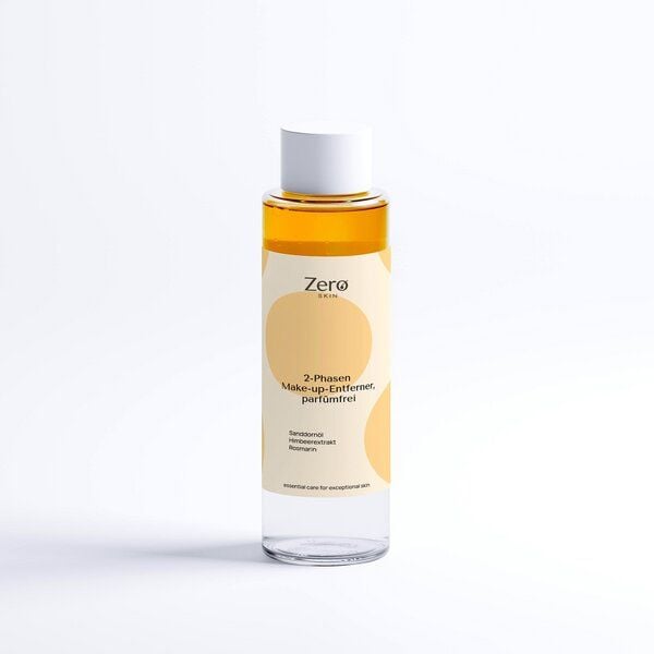 Zero Skin 2-Phasen Make-up Entferner 100 ml – parfumfrei, vegan & COSMOS Natural zertifiziert von Zero Skin