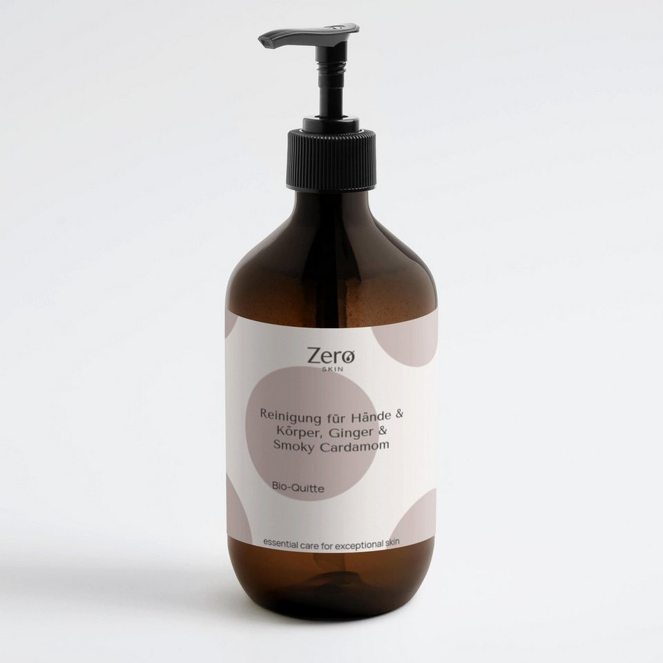 Zero Skin Duschgel Reinigung für Hände & Körper, Ginger & Smoky Cardamom - 490 ml von Zero Skin