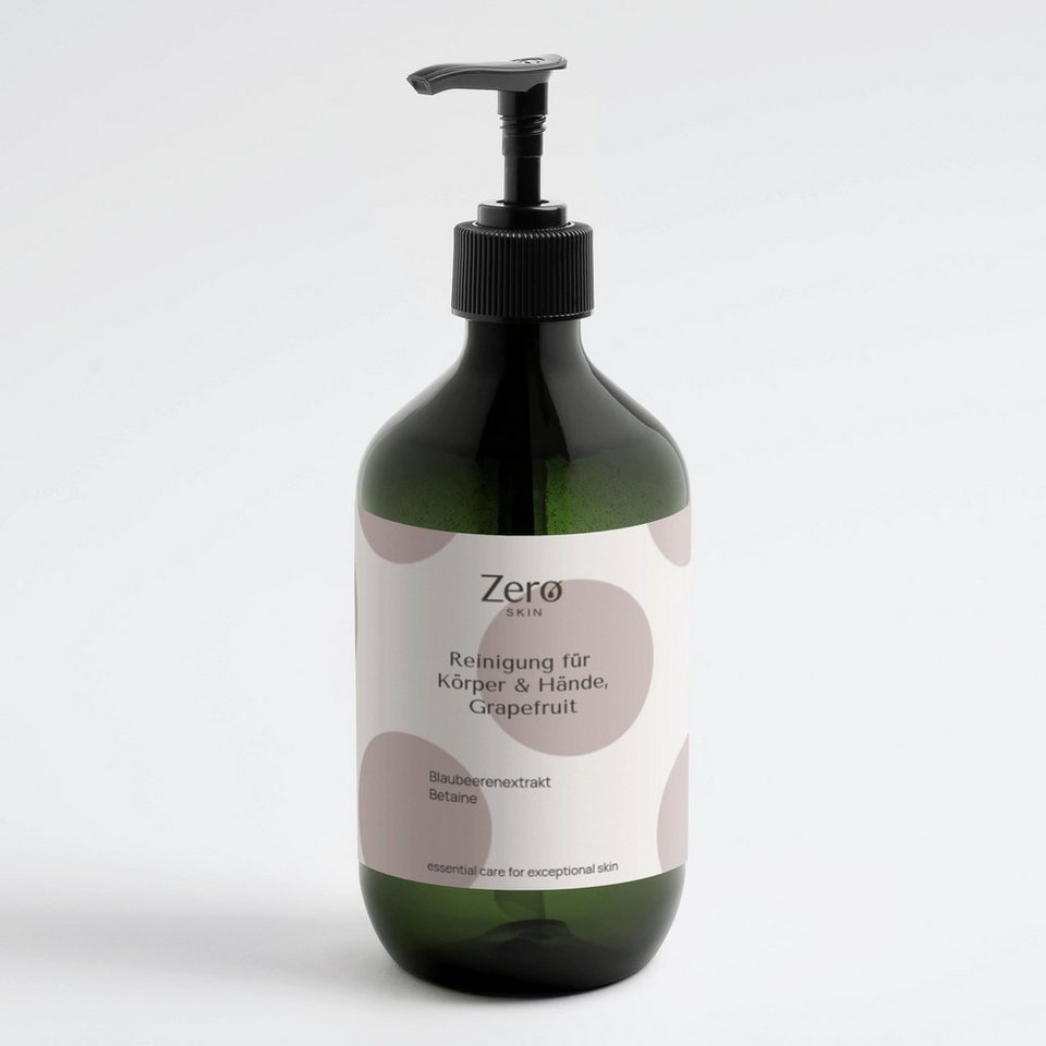 Zero Skin Duschgel Reinigung für Hände & Körper, Grapefruit - 490 ml von Zero Skin