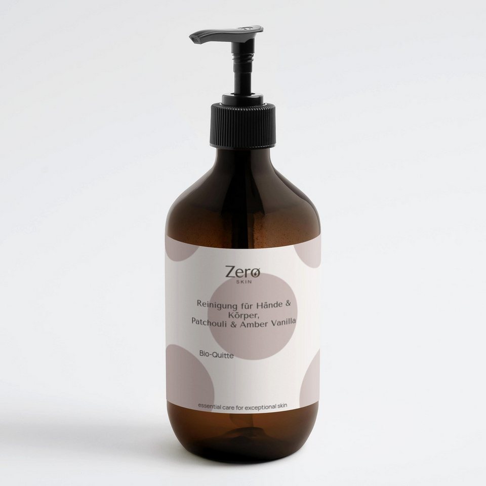 Zero Skin Duschgel Reinigung für Hände & Körper, Patchouli & Amber Vanilla - 490 ml von Zero Skin