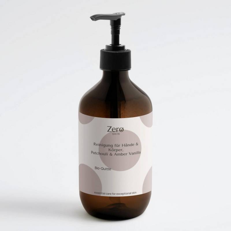 Zero Skin Duschgel Reinigung für Hände & Körper, Patchouli & Amber Vanilla - 490 ml von Zero Skin