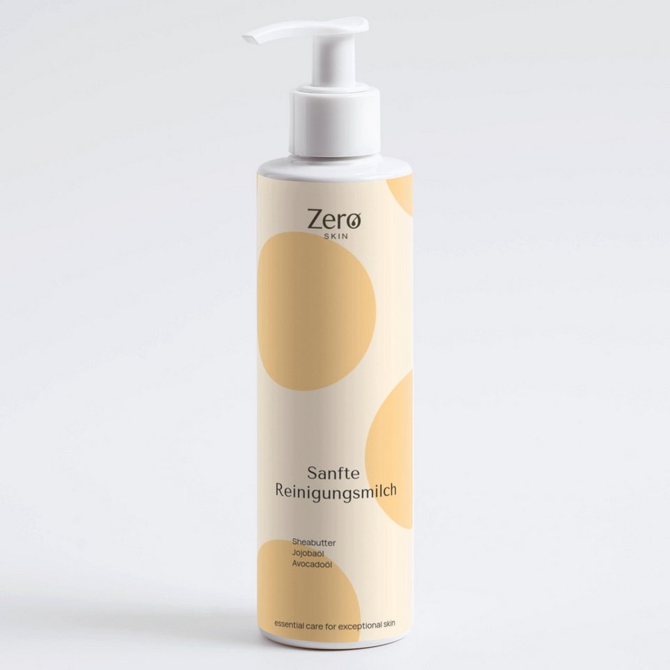 Zero Skin Gesichts-Reinigungsmilch Sanfte Reinigungsmilch für empfindliche Haut - 190 ml von Zero Skin