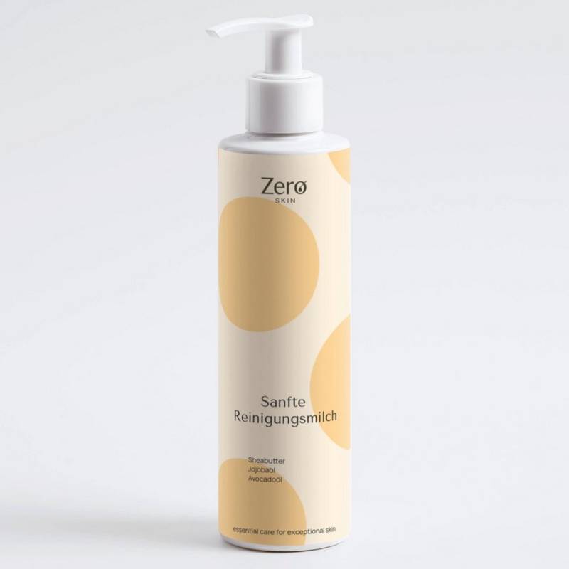 Zero Skin Gesichts-Reinigungsmilch Sanfte Reinigungsmilch für empfindliche Haut - 190 ml von Zero Skin