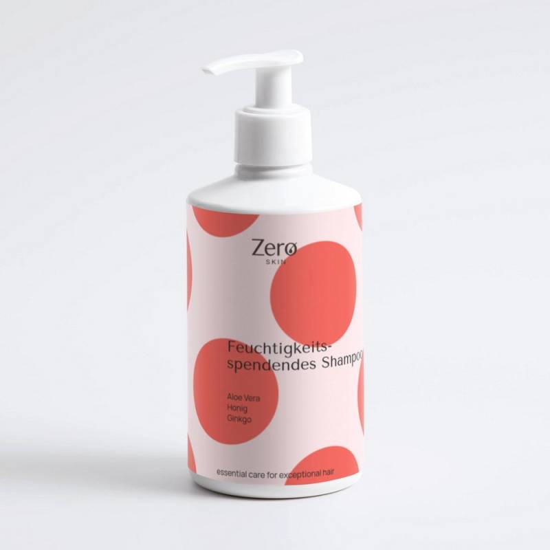 Zero Skin Haarshampoo Feuchtigkeitsspendendes Shampoo - 290 ml, COSMOS Natural zertifiziert von Zero Skin