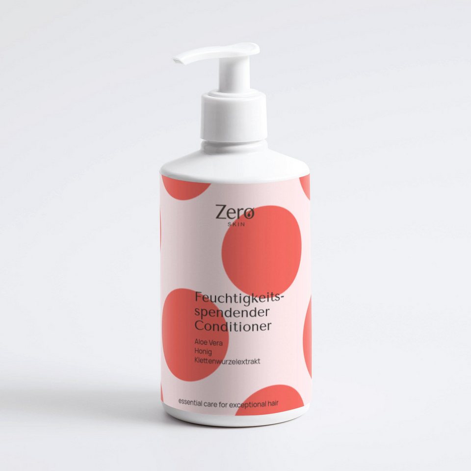Zero Skin Haarspülung Feuchtigkeitsspendender Conditioner - 290 ml, Vegan & nachhaltig produziert von Zero Skin