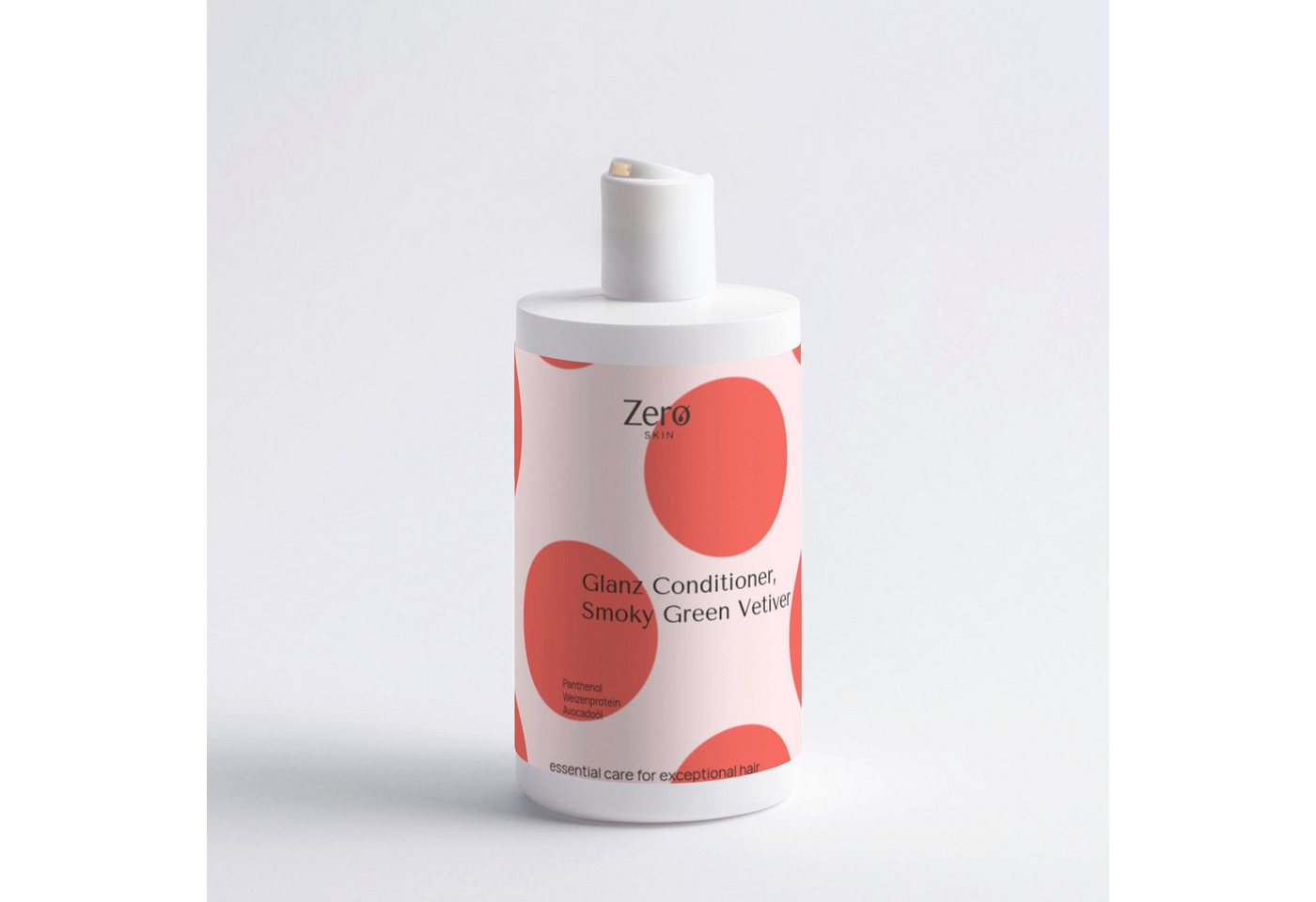 Zero Skin Haarspülung Glanz Conditioner, Smoky Green Vetiver - 370 ml, Vegan & nachhaltig produziert von Zero Skin