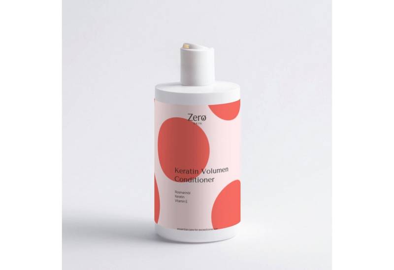 Zero Skin Haarspülung Keratin Volumen Conditioner - 390 ml, Vegan & nachhaltig produziert von Zero Skin