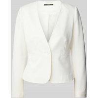 Zero Blazer mit Leistentaschen in Offwhite, Größe 44 von Zero