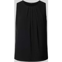 Zero Bluse mit gelegten Falten in Black, Größe 38 von Zero