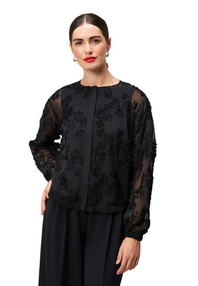 Zero Chiffonbluse Damen Chiffonbluse mit Blumenmuster Zero Chiffonbluse Damen Chiffonbluse mit Blumenmuster von Zero