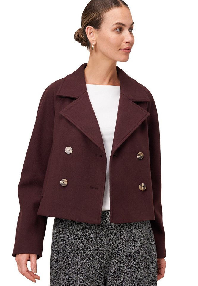 Zero Fieldjacket Damen Jacke in Wolloptik von Zero