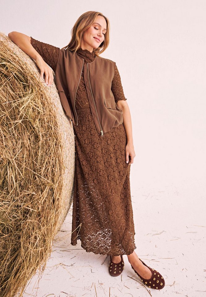 Zero Jackenblazer Damen Cargo-Weste mit Reißverschluss weiteres Detail von Zero