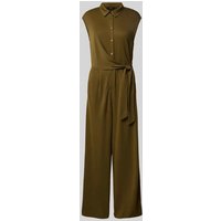 Zero Jumpsuit mit Knopfleiste in Oliv, Größe 38 Zero Jumpsuit mit Knopfleiste in Oliv, Größe 38 von Zero