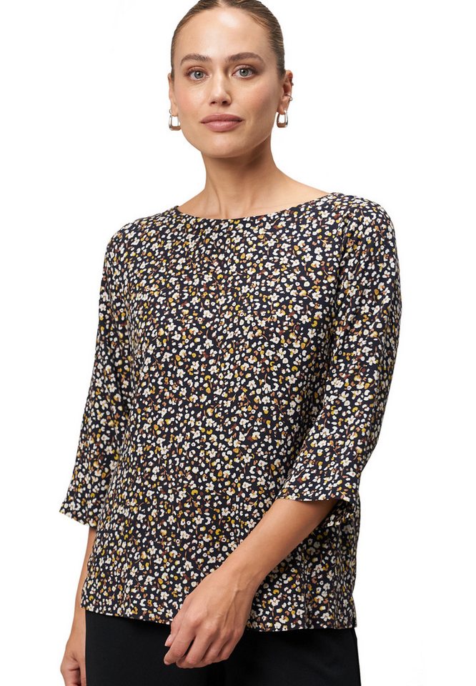 Zero Klassische Bluse zero Bluse geblümt mit 3/4 Arm von Zero