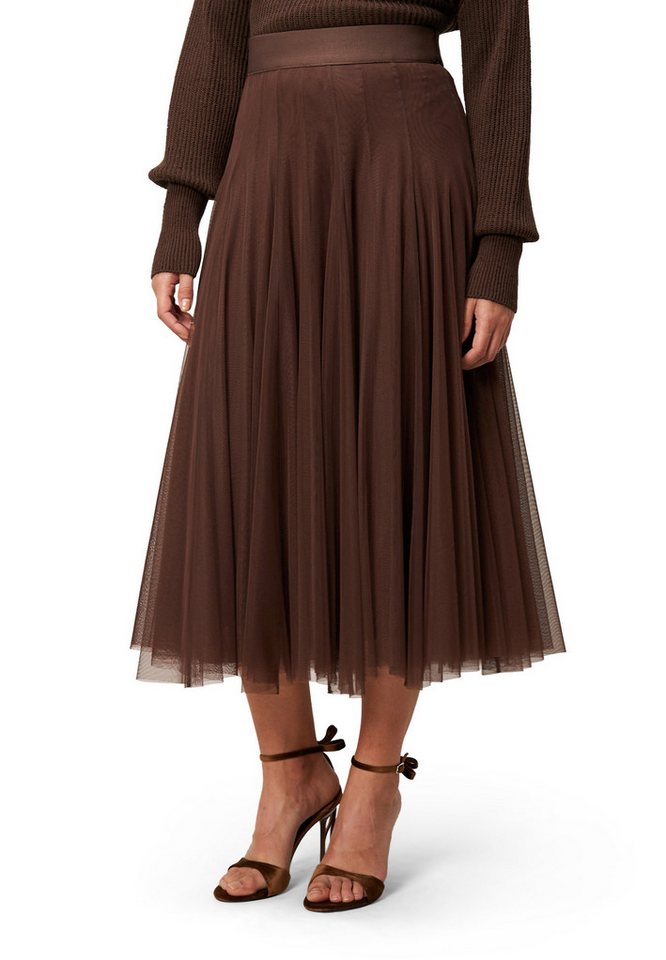 Zero Midirock Damen Meshrock mit Gummibund Falten Zero Midirock Damen Meshrock mit Gummibund Falten von Zero