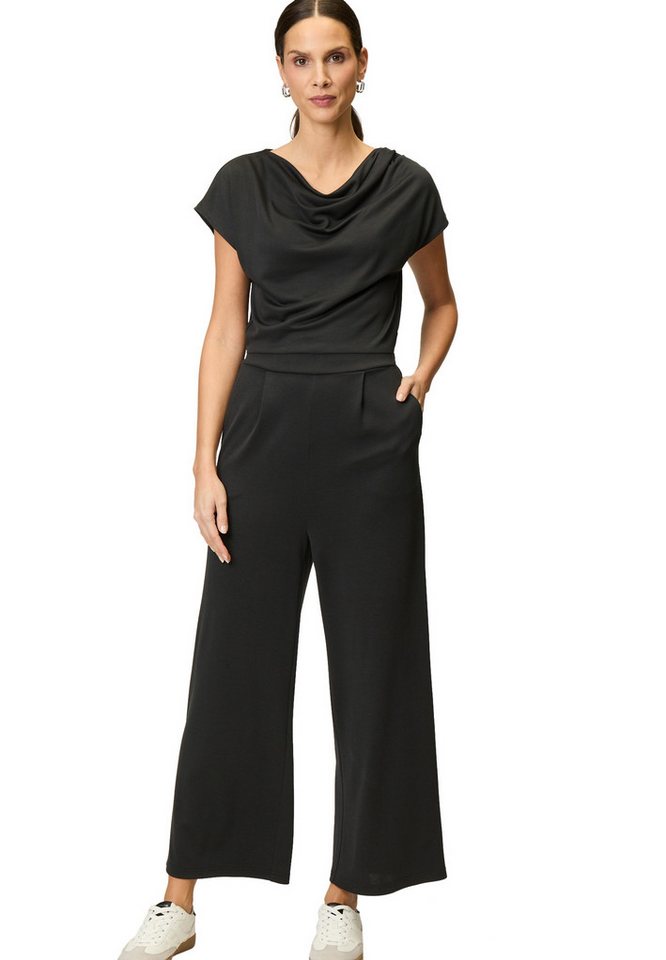 Zero Overall zero Jumpsuit mit Wasserfallausschnitt (1-tlg) drapiert /gerafft von Zero