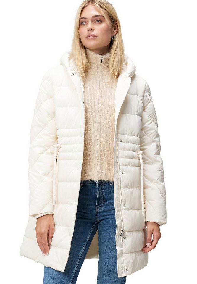 Zero Steppmantel Damen Steppmantel mit Knopfleiste von Zero