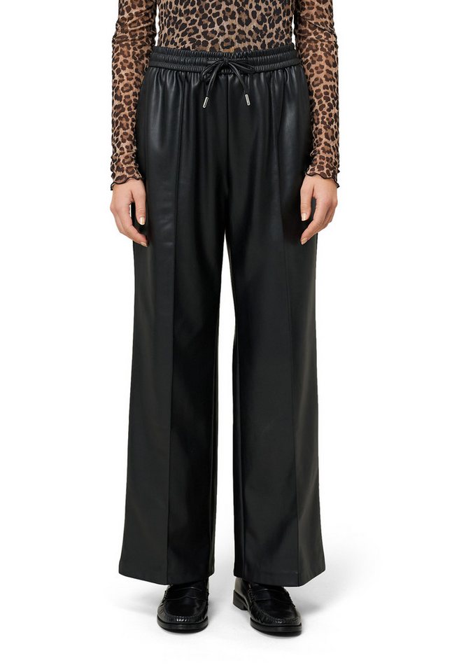 Zero Stoffhose Damen Hose in Lederoptik weites Bein 30 Inch weiteres Detail von Zero