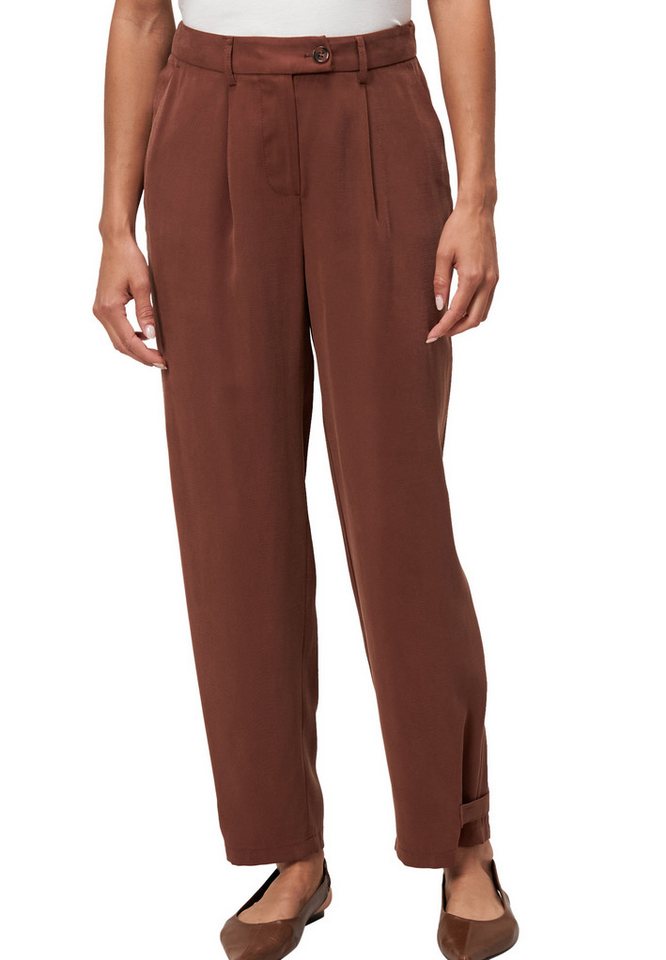 Zero Stoffhose Damen Hose mit schmalem Bein 26 Inch Falten von Zero