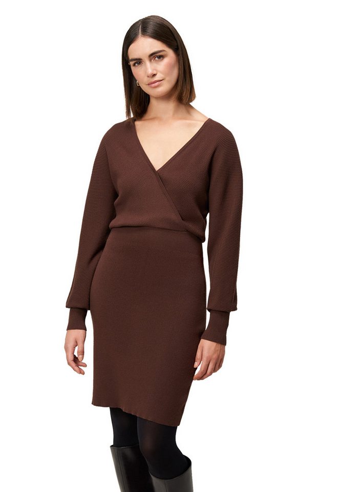 Zero Strickkleid Damen Strickkleid mit Wickeloptik Wickeldesign Zero Strickkleid Damen Strickkleid mit Wickeloptik Wickeldesign von Zero