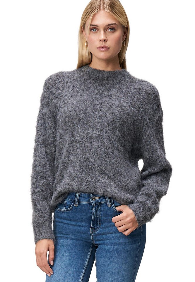 Zero Strickpullover Damen mit Flaum (1-tlg) Plain/ohne Details von Zero