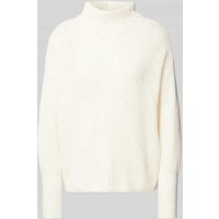 Zero Strickpullover mit Paillettenbesatz in Offwhite, Größe 36 von Zero