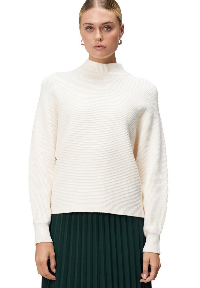 Zero Strickpullover Damen Pullover mit Strukturmuster (1-tlg) Plain/ohne Details von Zero