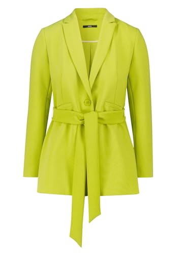 zero Damen Blazer mit Gürtel Apple Green,40 von zero