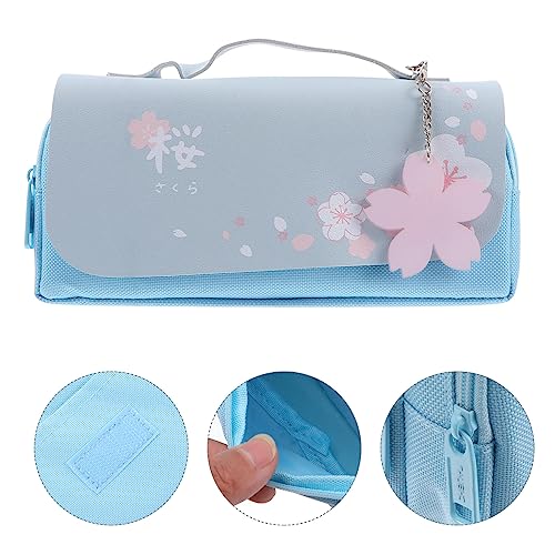 Zerodeko 1 Stück Federmäppchen Cartucheras para Stiftaufbewahrung Organizer Make-Up-Bleistiftbeutel Stift-Organizer Halter Federmäppchen Modisches Schreibwarenetui von Zerodeko