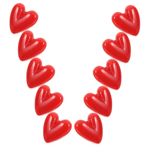 Zerodeko 10 Stück Teiliges Herz Anstecknadeln aus Harz Niedliche Emaille Broschen für Valentinstag für Kleidung Taschen und Hüte für Männer und Frauen von Zerodeko