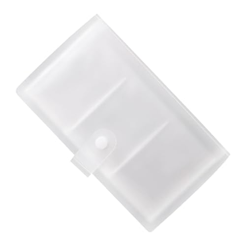 Zerodeko 120 Aufbewahrung von Visitenkarten Card Sleeves Karten Sleeves Kartenbox Visitenkartenetui Namenskarten-Organizer Kartenbuch Geschäftskartenhalter Mitglied Plastik von Zerodeko