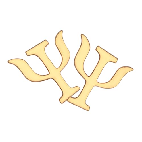 Zerodeko 2 Stück Retro Psychologie Broschen Griechische Anstecknadeln aus Legierung für Frauen und Männer Dekorative Pins für Kleidung Hüte und Pullover Kreative Accessoires von Zerodeko