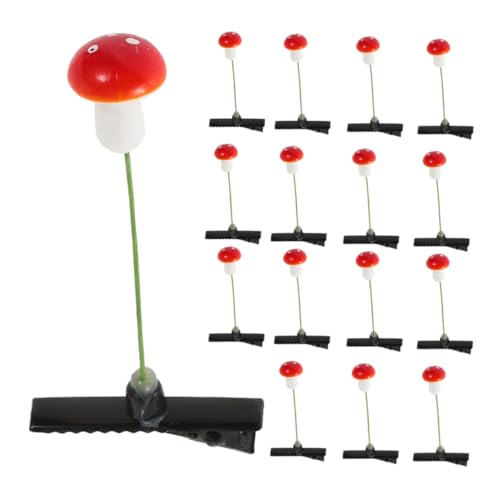 Zerodeko 30 Stück Mushroom Haarklammern Niedliche Haarspangen für Frauen Haaraccessoires für Partys und Besondere Anlässe und Kinderfreundlich von Zerodeko