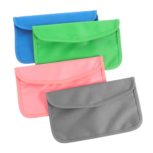 Zerodeko 4stücke Masken-Aufbewahrungstasche Aus Polyester Tragbar Und Versiegelt Organizer Für Gesichtsbedeckungen Für Reisen Und Organisation von Zerodeko