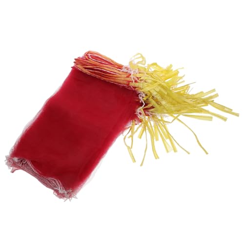 Zerodeko 50stücke Netztasche Wiederverwendbar Für Obst Gemüse Tragbar Atmungsaktiv Faltbar Netzbeutel Einkaufstasche von Zerodeko