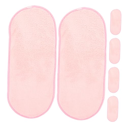 Zerodeko 6 Stück Tragbare Gesichtstücher Aus Korallenvlies Für Frauen Weiche Waschlappen Zur Gesichtsreinigung Für Reisen Und Camping Wiederverwendbare Make Up Entferner Tücher von Zerodeko
