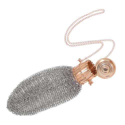 Zerodeko Kleingeldtäschchen Aus Metallgeflecht Mini-Netz-geldbörse Für Damen Vintage-kleingeldbox Mit Drehdeckelverschluss Tragbare Aufbewahrungsbox Für Münzen Und Schmuck von Zerodeko