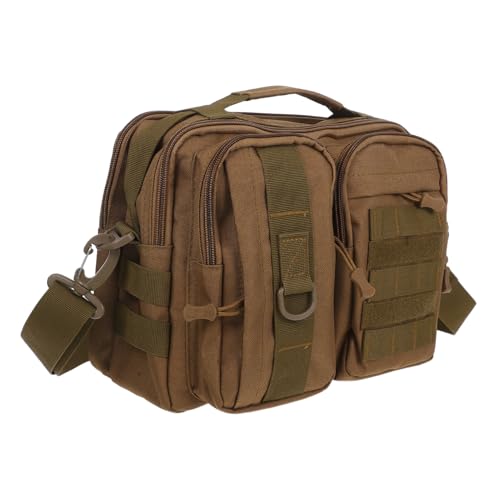 Zerodeko Leichte Camouflage Crossbody Bag Herren aus Robustem Nylon Multifunktionale Outdoor Umhängetasche mit Mehreren Fächern für Reisen Angeln und Ausrüstung Strapazierfähige von Zerodeko