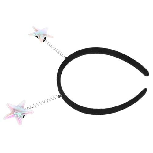 Zerodeko Leichtes Stern Haarband Mädchen Party Kopfschmuck Glitzerndes Stirnband Festliche Haarschmuck für Geburtstag Hochzeit Abschlussball von Zerodeko