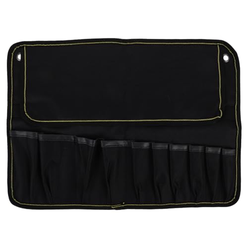Zerodeko Motorrad Werkzeugtasche Tragbar Mit Mehreren Taschen Für Werkzeug-Organizer Kompakte Aufbewahrungstasche Werkzeugrollentasche Für Fahrräder Und Motorräder von Zerodeko