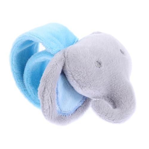 Zerodeko Plüsch Tier Slap Armband Ausgestopfter Elefant Dekoratives Kinderarmband Einfach zu Tragen für Partys Strapazierfähiges Material Leicht und Kompakt von Zerodeko