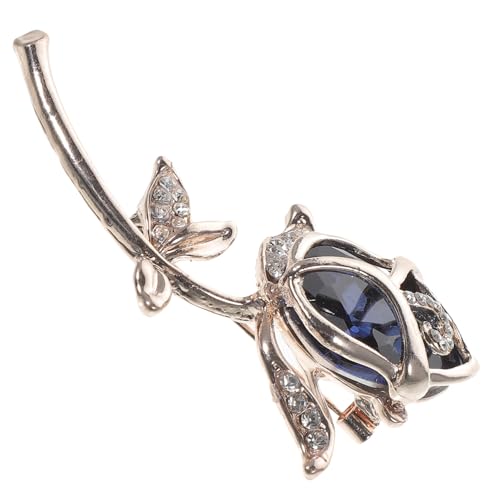 Zerodeko Rosé Brosche aus Kristallglas Lustige Kleine Brosche für Damen für Kleidung und Taschen Perfektes zum Muttertag von Zerodeko