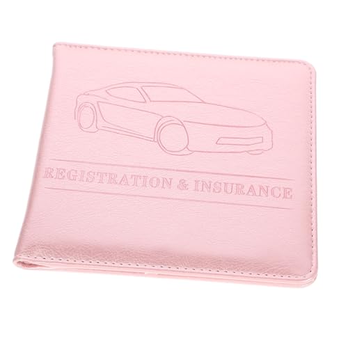Zerodeko Car Insurance Holder Aus Pu-Leder Eleganter Dokumentenorganizer Für Auto Versicherungs Registrierungsunterlagen Für Männer Und Frauen Gold von Zerodeko